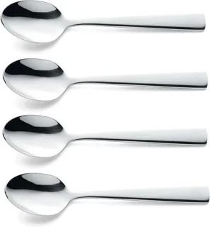 Amefa Moderno Koffielepels 4 Stuks