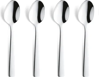 Amefa Moderno Koffielepels 4 Stuks
