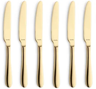 Amefa Oxford tafelmes goud set 6