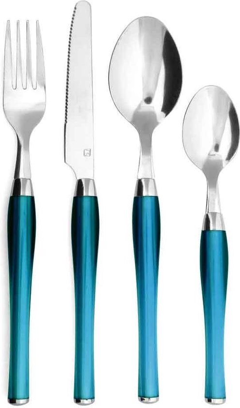 Amefa Purity bestekset 24-delig blauw RVS