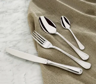 Amefa Rossini 66-delig bestekset RVS hoogglans zilver voor 6 personen