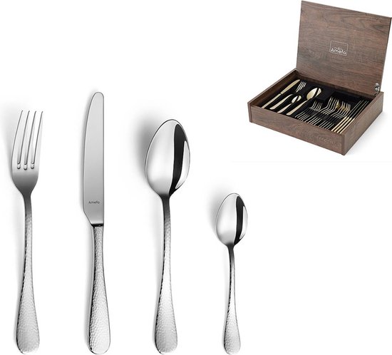 Amefa Sierre 24-delige bestekset zilver review