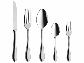 Anellini bestekset van 30-delig - zilver - roestvrij staal