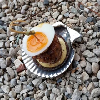 Anovi Luxe Zilvertinnen Amuse Schelpen Set 4