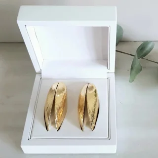 Anovi Zeeuws Mosselbestek verguld 2-delig