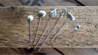 Anovi Zilvertinnen Schelpdierprikkers 6-Delig