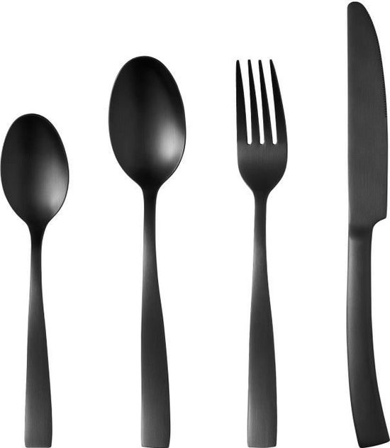 ARTHUR MARTIN AM5136 Bestekset 24-delig RVS Zwart review