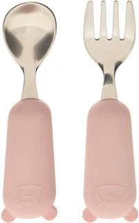 Atmosphera Yum Kinderbestekset Vork & Lepel Roze