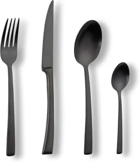 Avelino tafelbestek Black Edition 16-delig