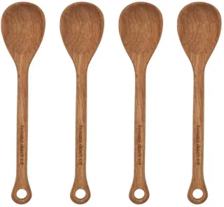 Aya Serveerlepels hout - 4 stuks