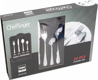 Babij Cooking RVS Bestekset 24-delig - 6-persoons
