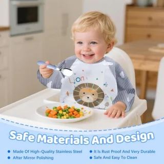 Babybestek en slabben set van 6