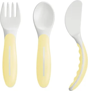 Babybestekset 3-delig geel