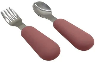Babybestekset Vork & Lepel – 2 sets (2 vorken, 2 lepels)