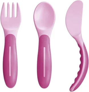 Baby's Cutlery ZEDMM331F bestekset roze
