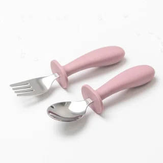 Babyservies set roze