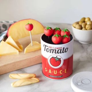 Balvi Tomaat Snackvorkjes Set 6