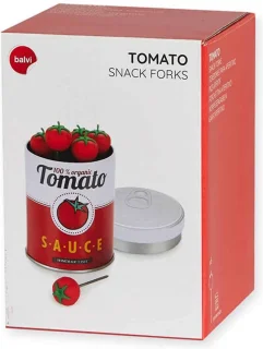 Balvi Tomaat Snackvorkjes Set 6
