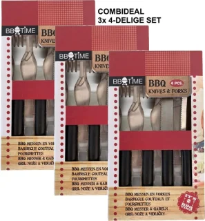 BBQ Bestek Set 12-delig