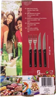BBQ Bestek Set 4-delig 2-pack