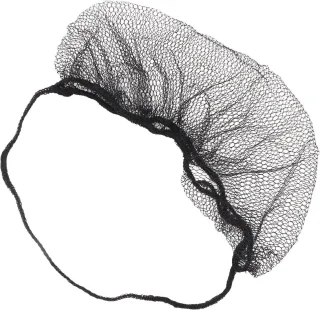 Beard Net Nylon Black Latex Free