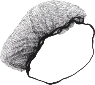 Beard Net Nylon Black Latex Free