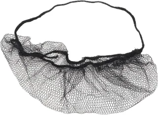 Beard Net Nylon Black Latex Free