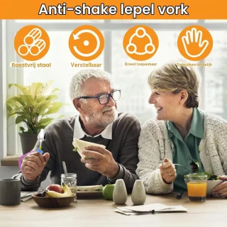 Bendbare bestekset voor Parkinsonpatiënten