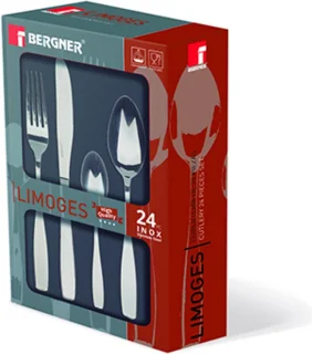 Bergner Limoges bestekset 24-delig roestvrij staal BG