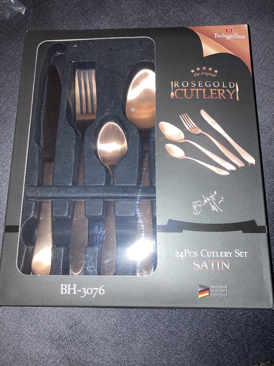 Berlinger Haus BH-3076 bestekset 24-delig rosegoud