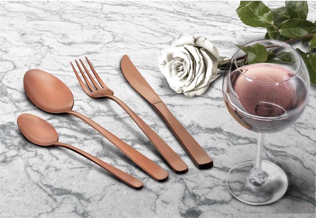 BerlingerHaus 2353 Bestekset 24-delig Rose Gold