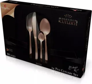 BerlingerHaus 2353 Bestekset 24-delig Rose Gold