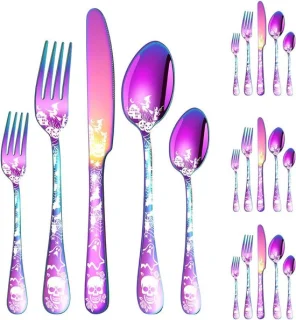 Besteckset voor 4 personen, 20-delig, skeletpatroon
