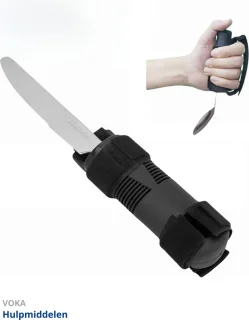 Bestek bandje mes verdikt soft grip zwart