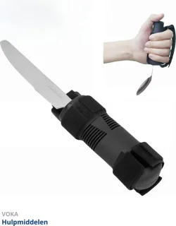 Bestek bandje mes verdikt soft grip zwart