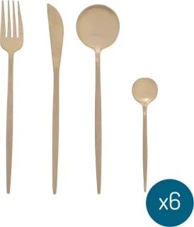 Bestek set Neva goud