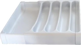 bestek tray, wit