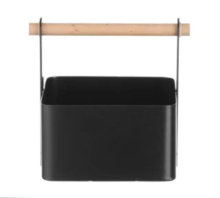 Bestekcaddy met houten handvat