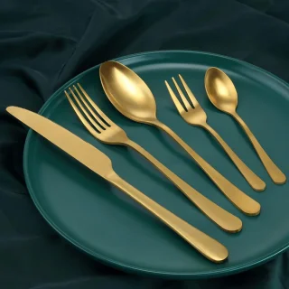 Bestekset 12-delig RVS Goud