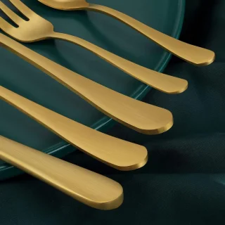 Bestekset 12-delig RVS Goud
