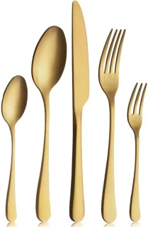 Bestekset 12-delig RVS Goud