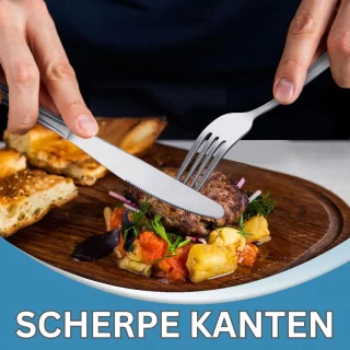 Bestekset 12-delig RVS Zilver