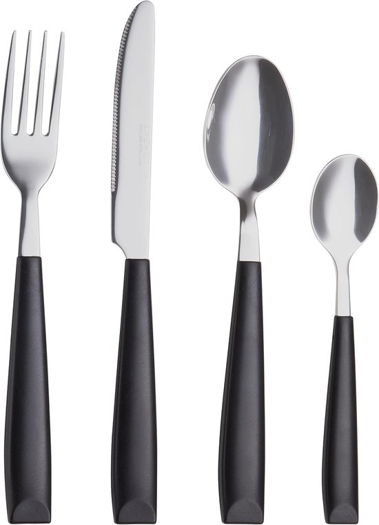Bestekset 16-delig Roestvrij Staal Kleurrijk 4 Personen review