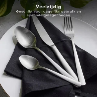 Bestekset 16-delig RVS voor 4 Personen