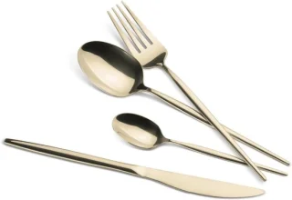 Bestekset 24-delig 6 personen goud
