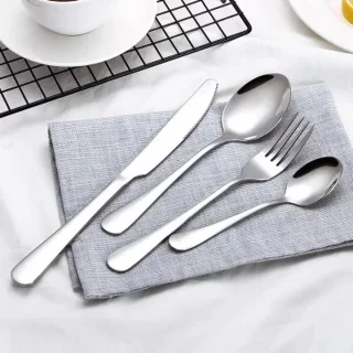 Bestekset 24-delig 6 personen zilver