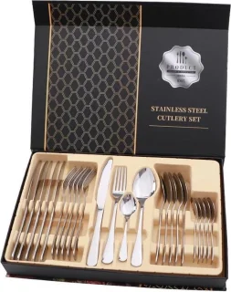 Bestekset 24-delig 6 personen zilver