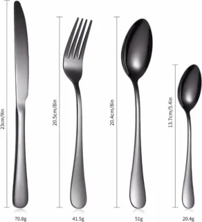 Bestekset 24-delig 6 personen zilver