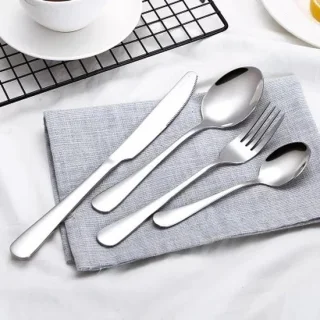 Bestekset 24-delig 6 personen zilver