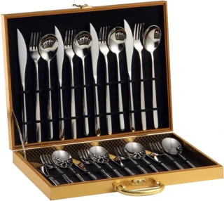 Bestekset 24-delig 6 personen Zilver RVS